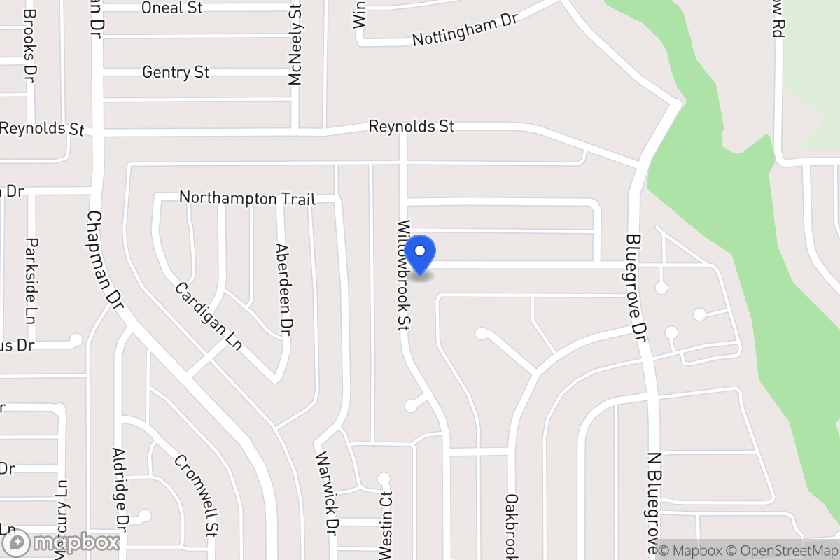 Map of 1534 Rockbrook St