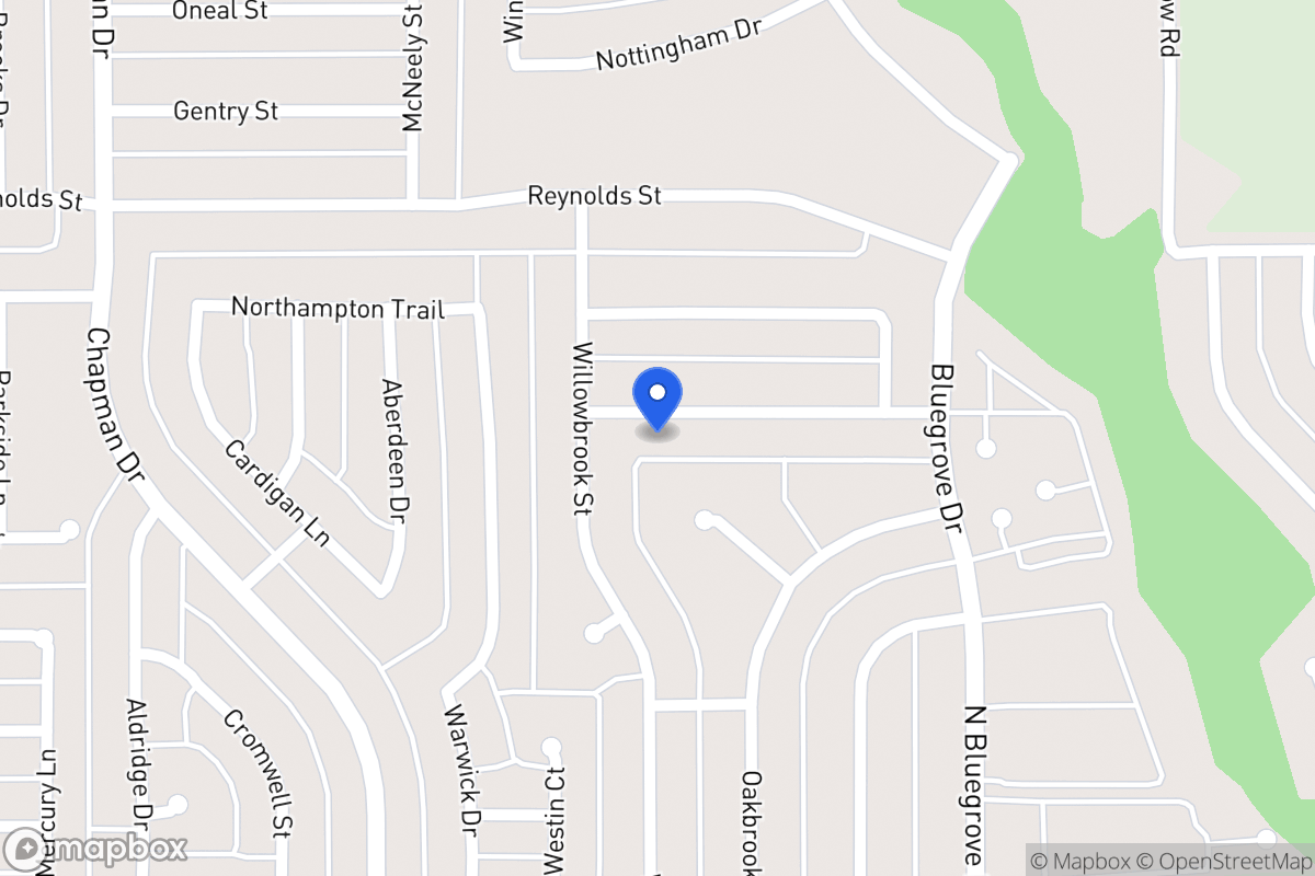 Map of 1526 Rockbrook St