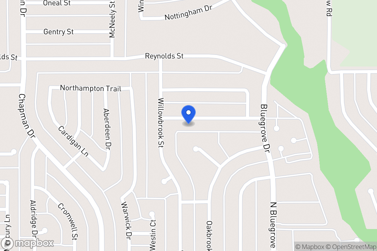 Map of 1522 Rockbrook St