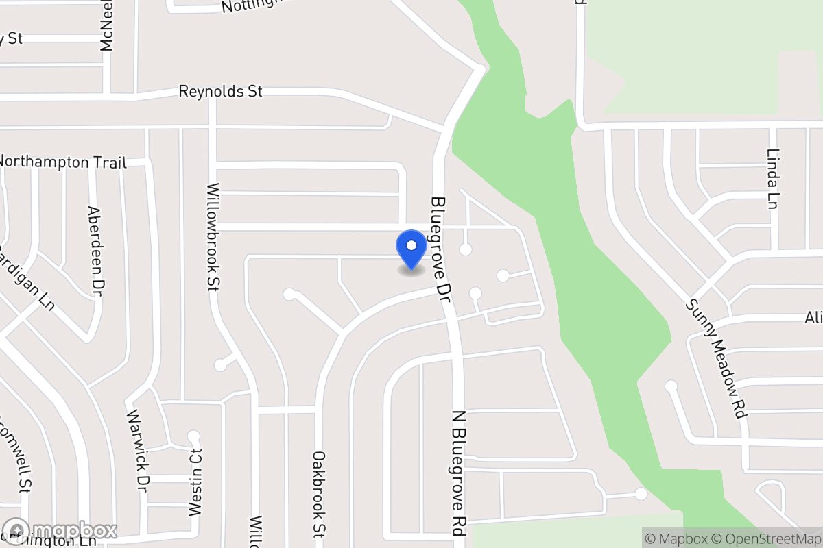 Map of 1555 Oakbrook St