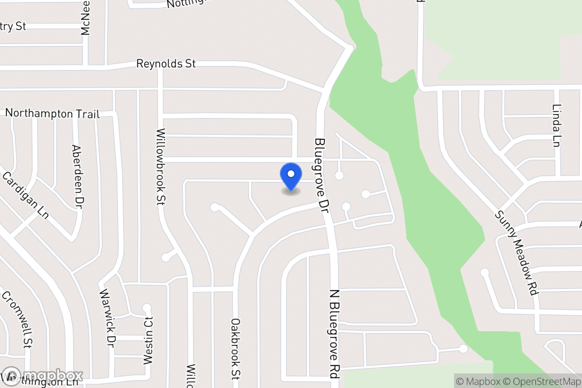 Map of 1551 Oakbrook St