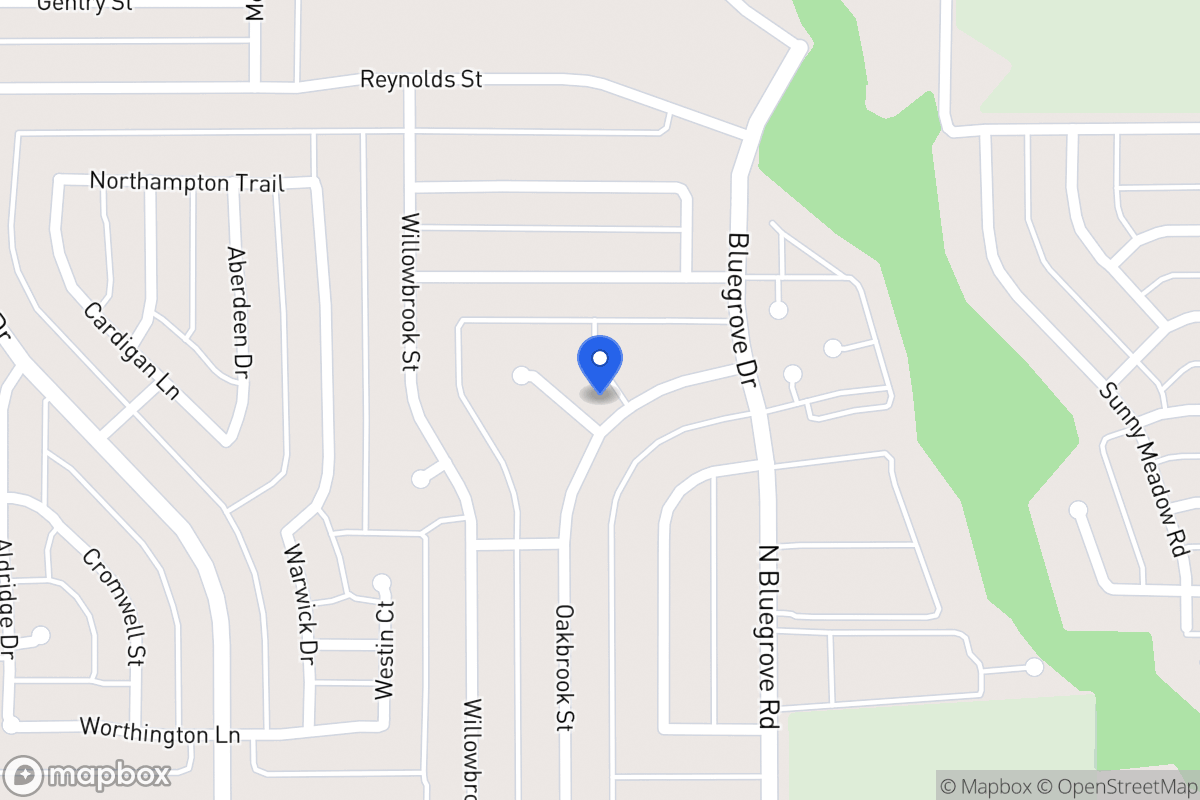 Map of 1502 Oakbrook Ct