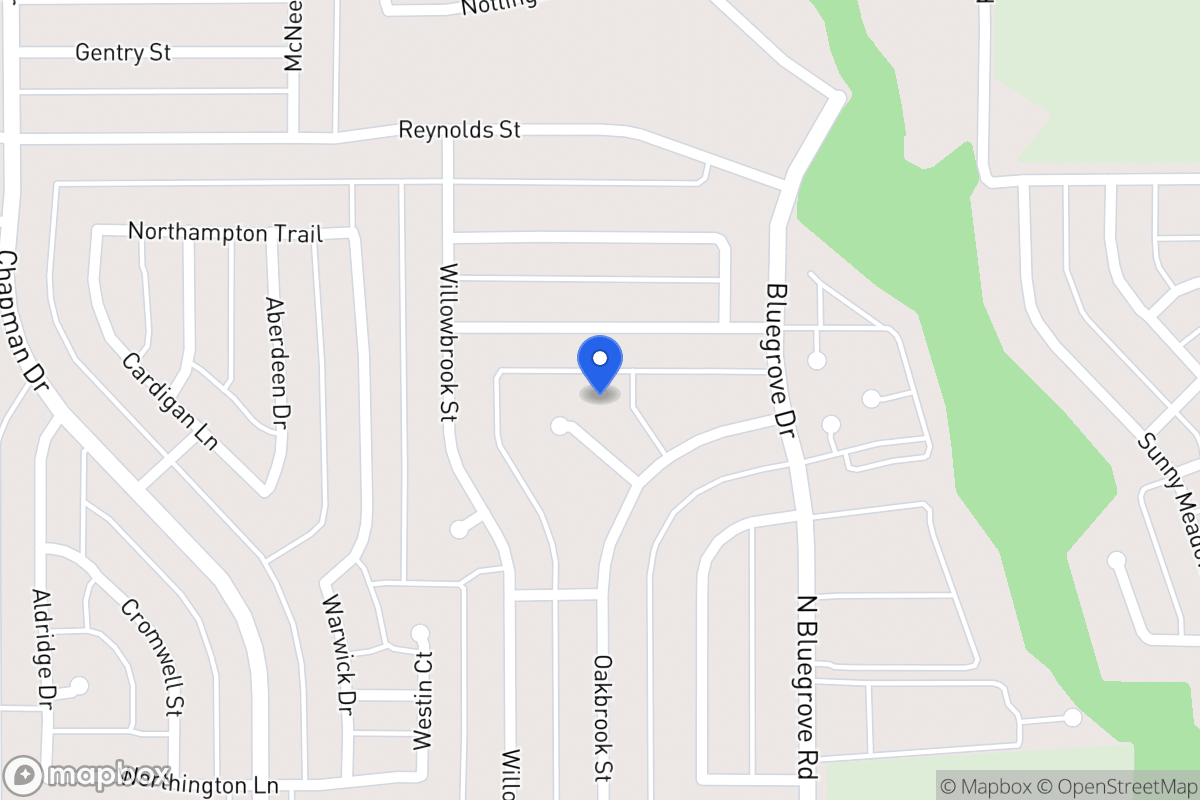 Map of 1514 Oakbrook Ct