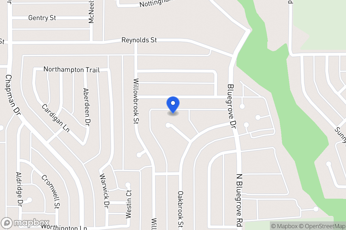 Map of 1518 Oakbrook Ct