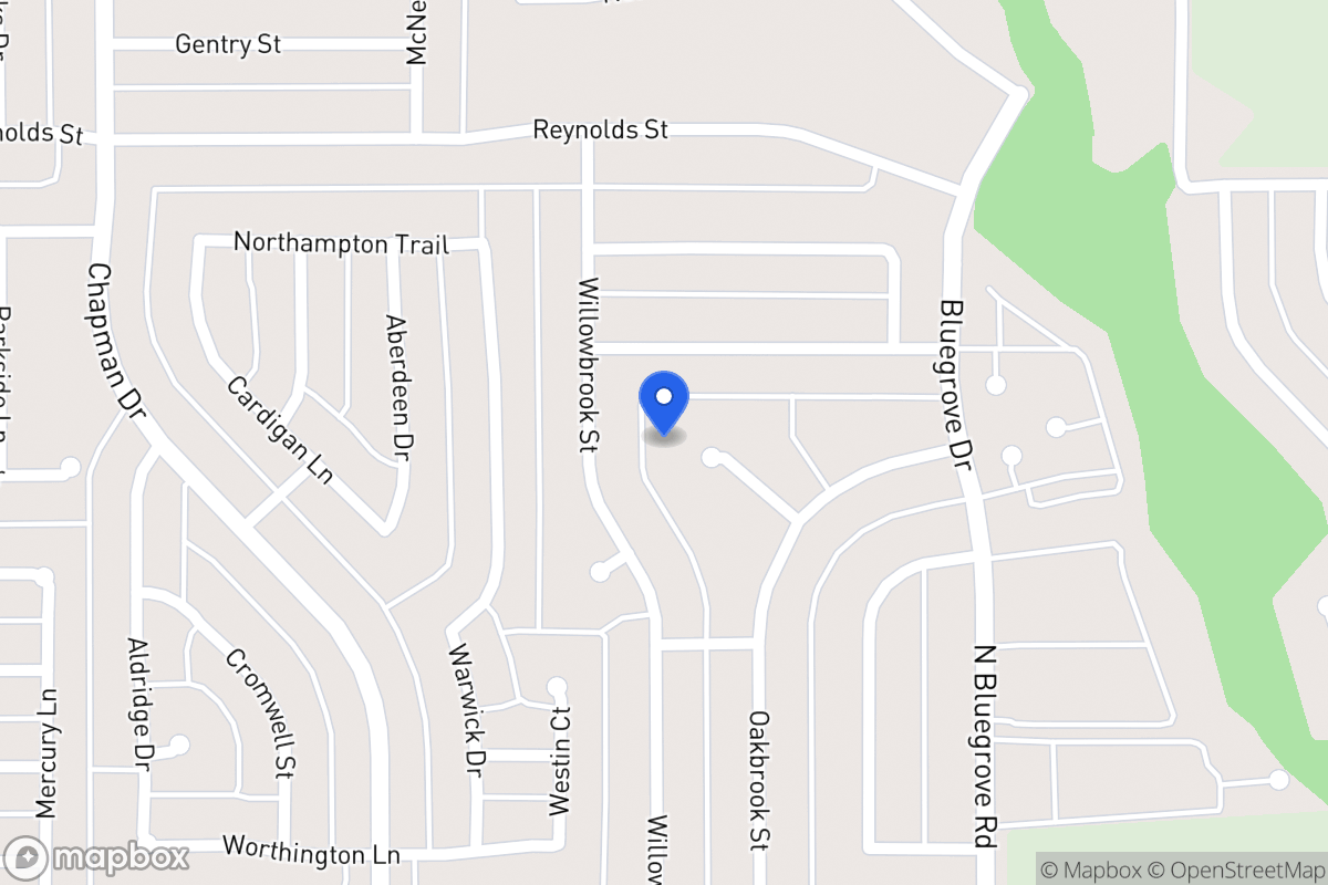 Map of 1521 Oakbrook Ct