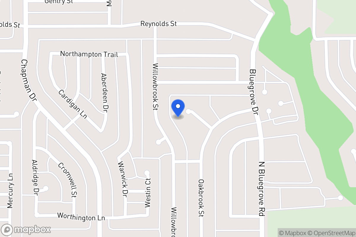 Map of 1517 Oakbrook Ct