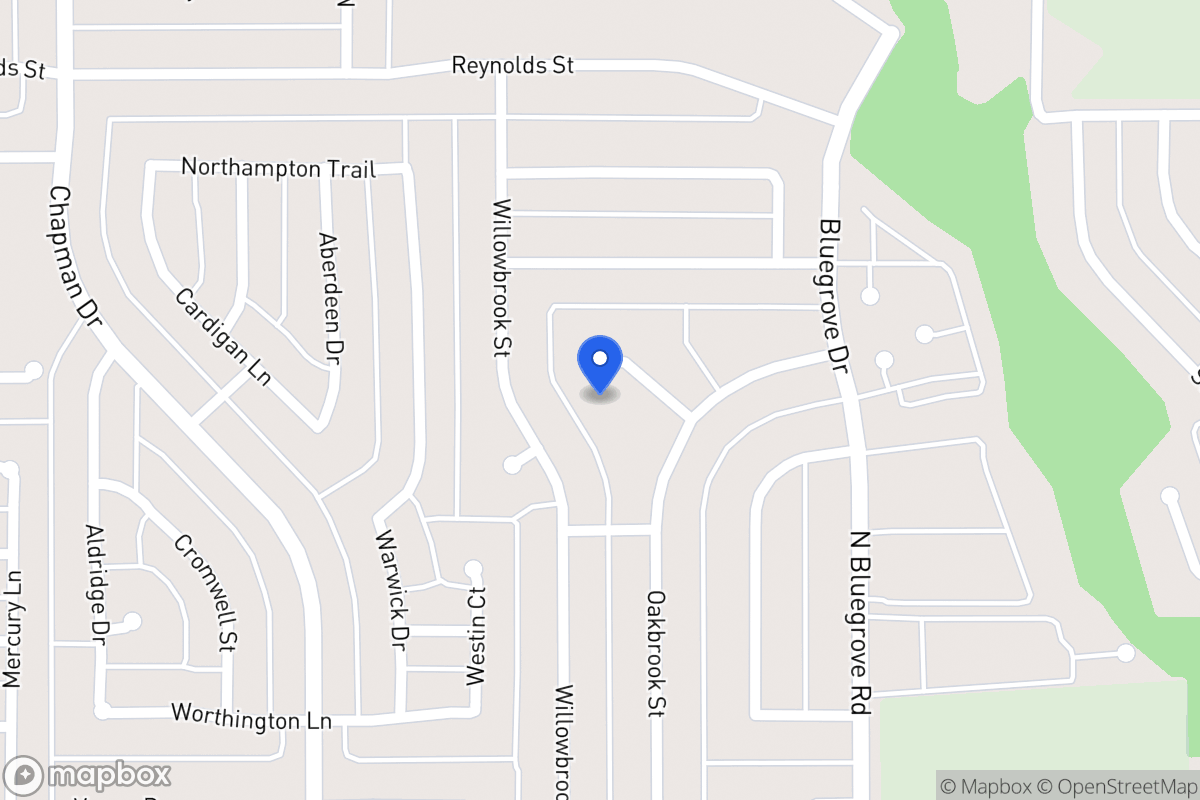 Map of 1513 Oakbrook Ct