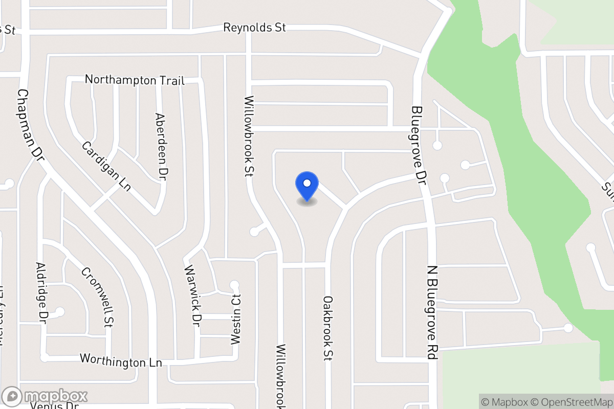 Map of 1509 Oakbrook Ct