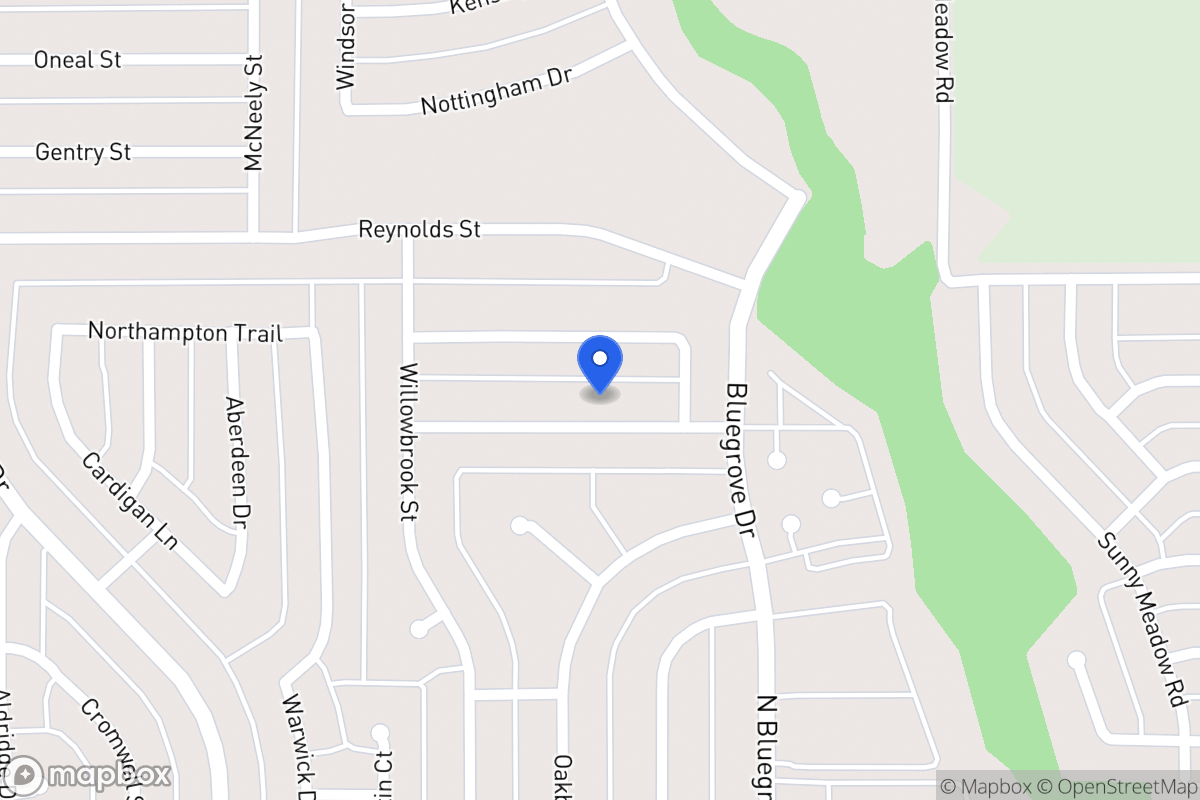 Map of 1503 Rockbrook St
