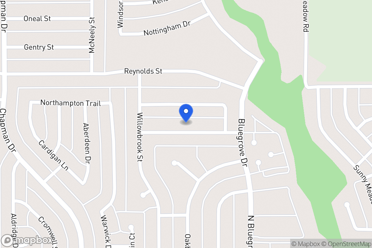 Map of 1511 Rockbrook St
