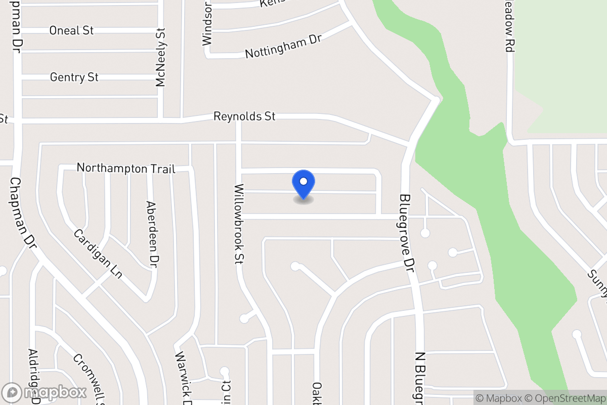 Map of 1515 Rockbrook St