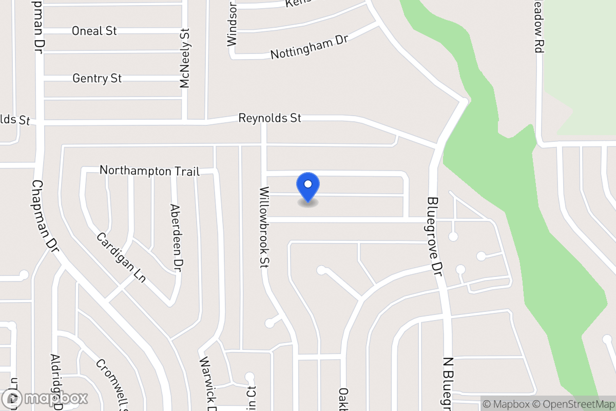 Map of 1523 Rockbrook St