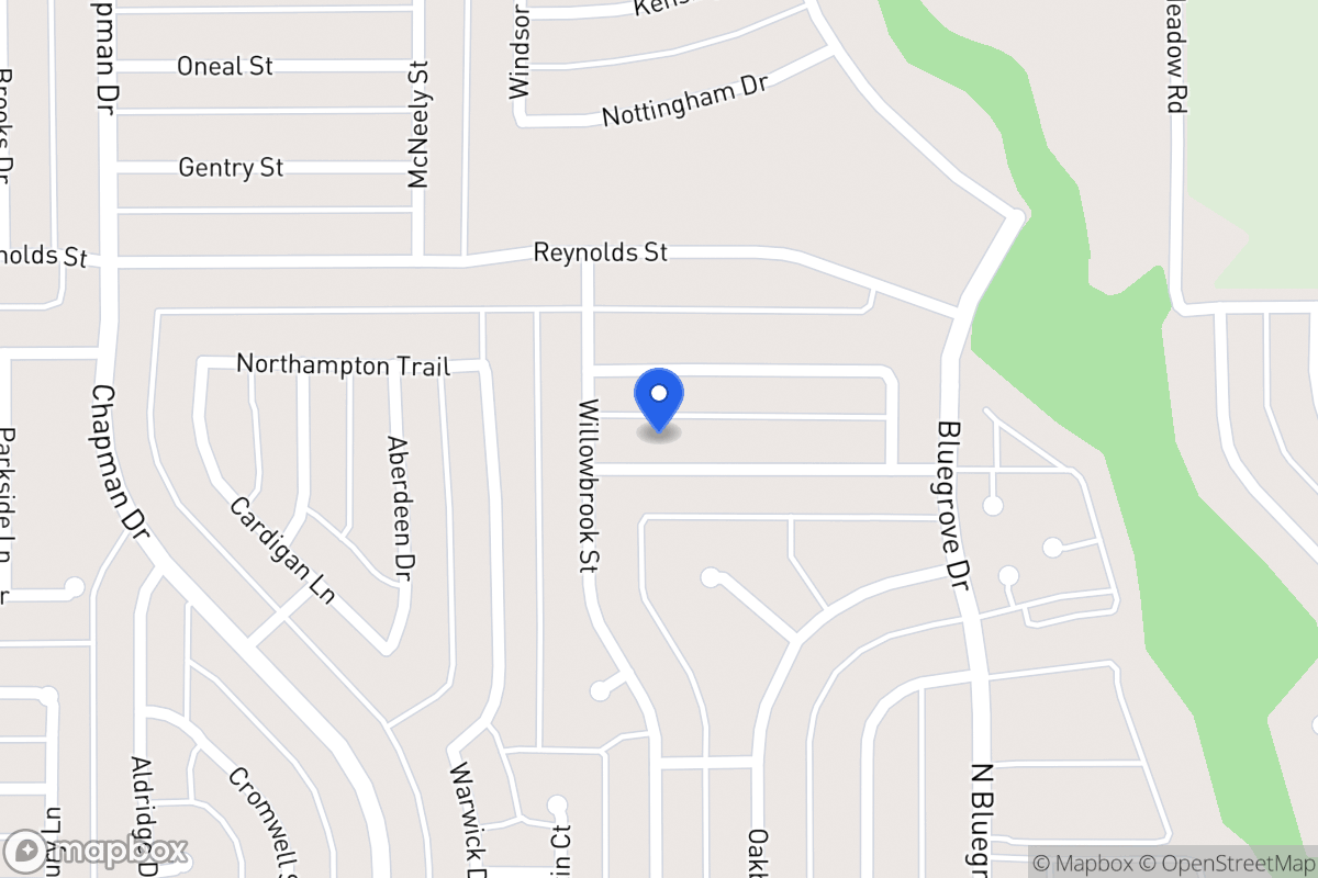 Map of 1527 Rockbrook St