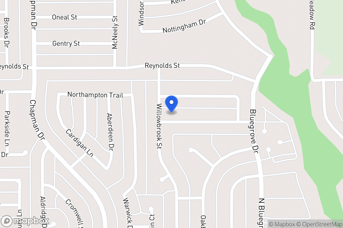 Map of 1531 Rockbrook St