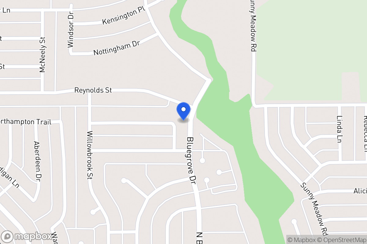 Map of 1414 Clearbrook St