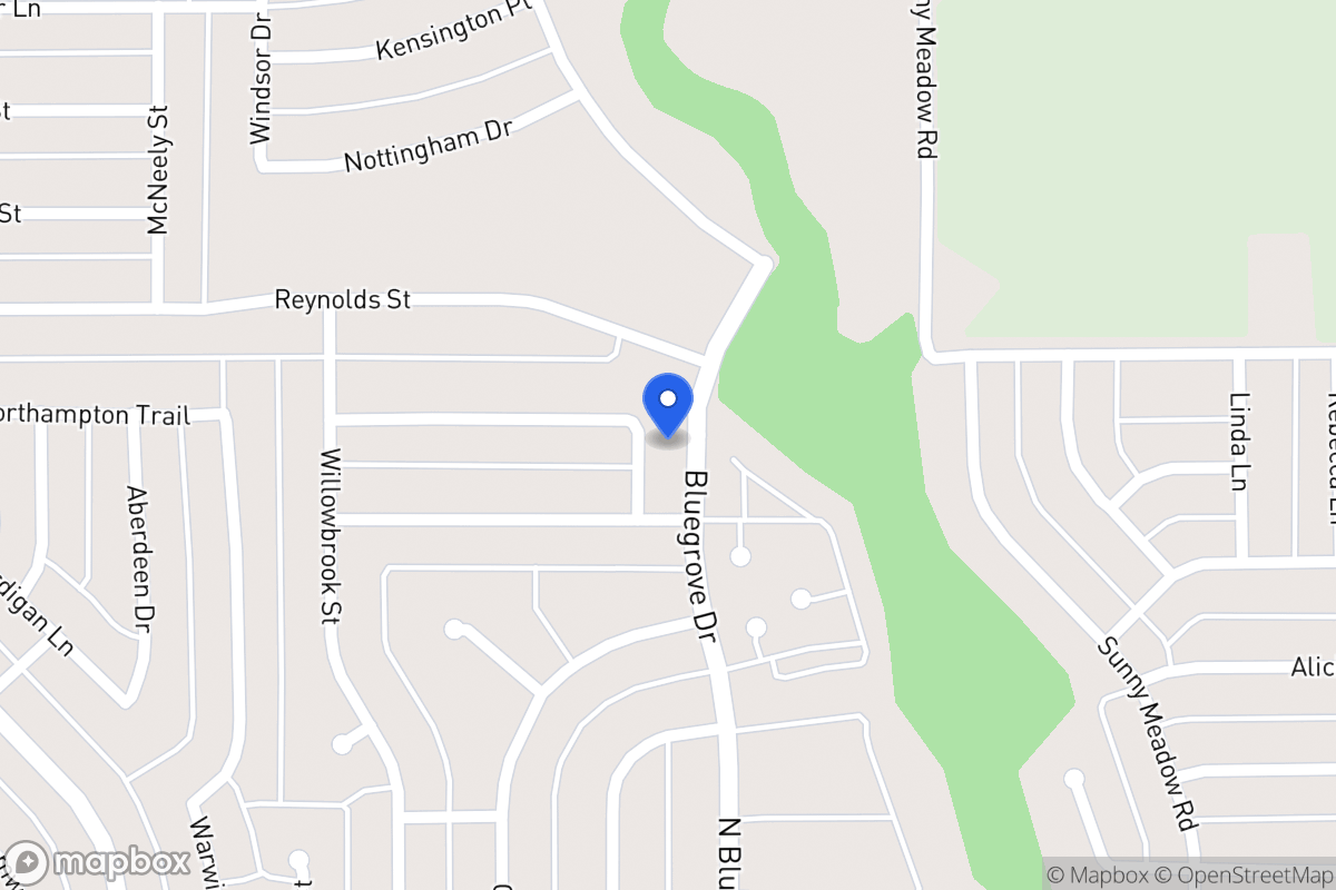 Map of 1410 Clearbrook St