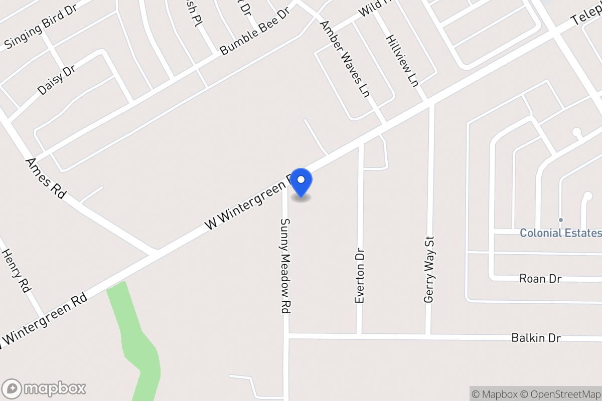 Map of 2562 Sunny Meadow Dr