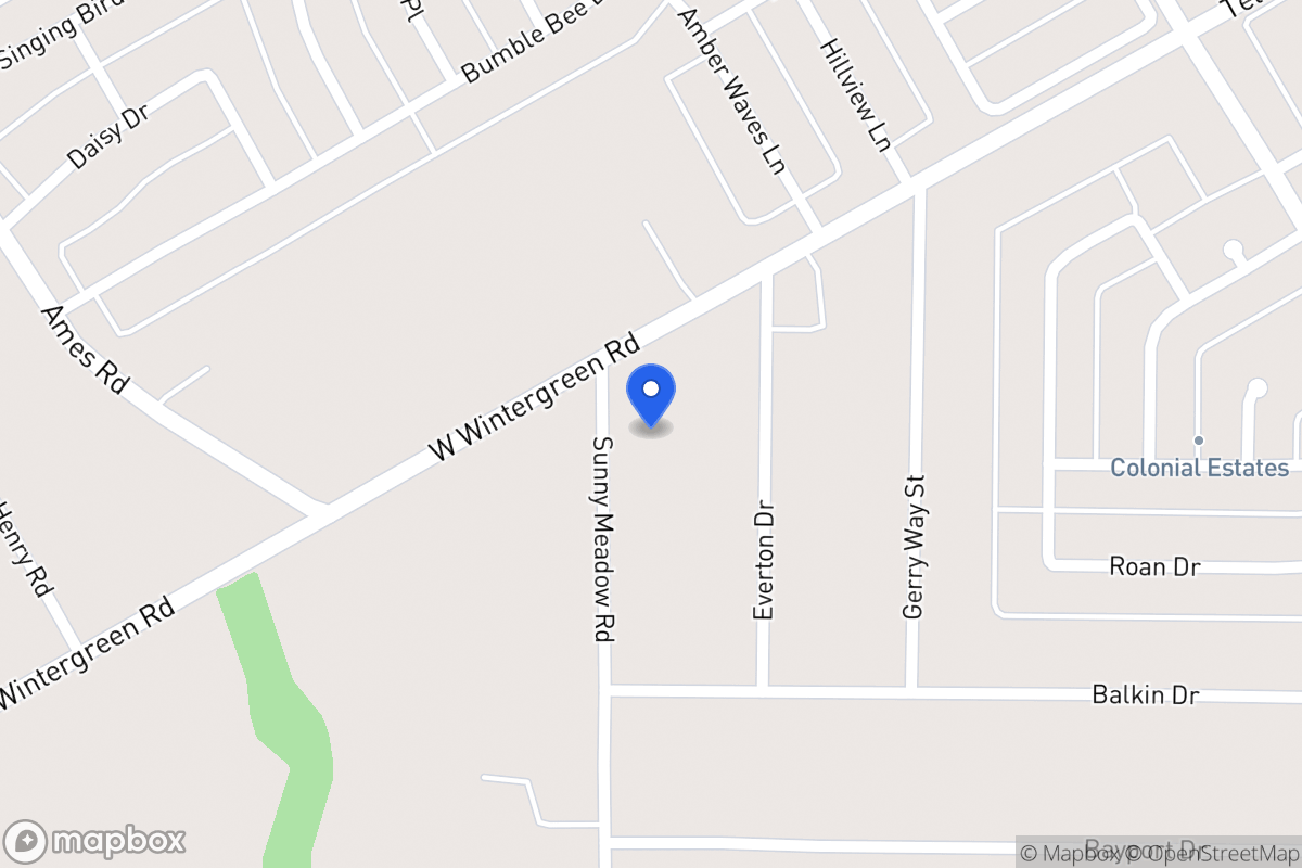 Map of 2558 Sunny Meadows Rd