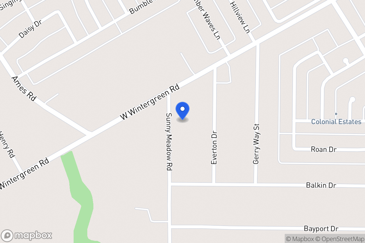 Map of 2550 Sunny Meadows Rd