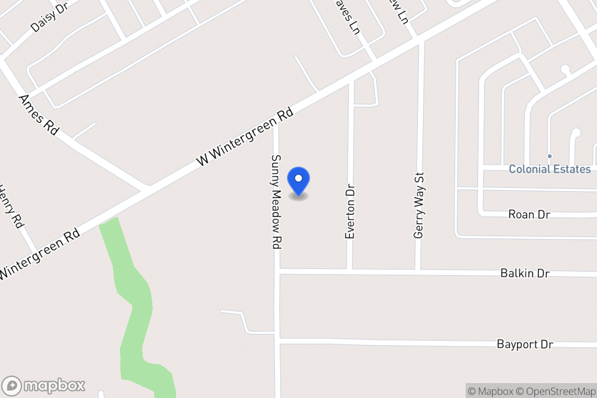Map of 2536 Sunny Meadows Rd