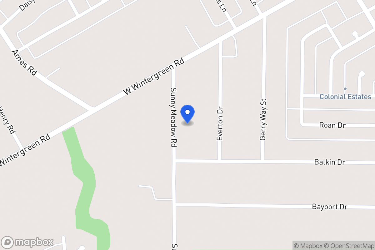 Map of 2528 Sunny Meadows Rd