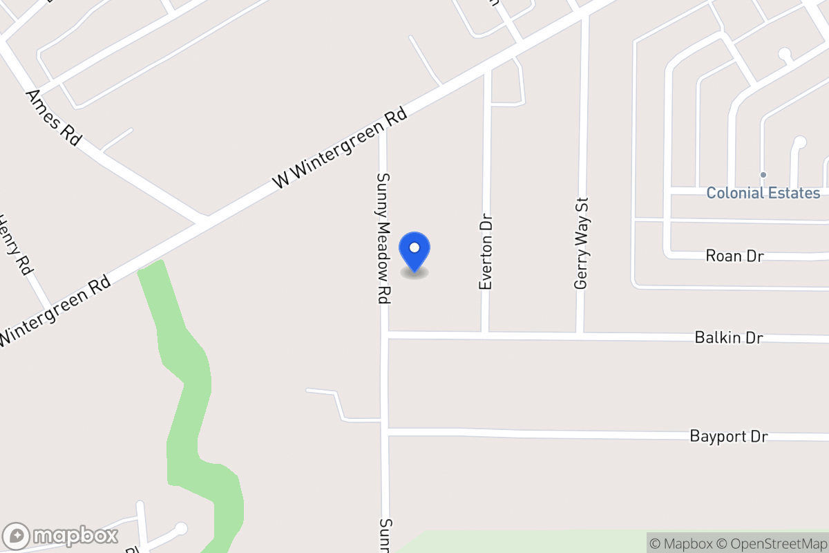 Map of 2518 Sunny Meadows Rd