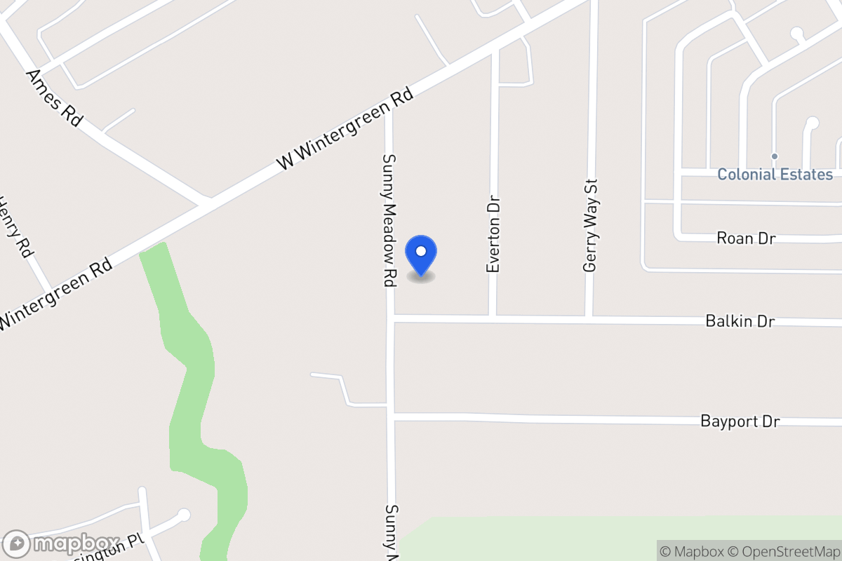 Map of 2516 Sunny Meadows Rd
