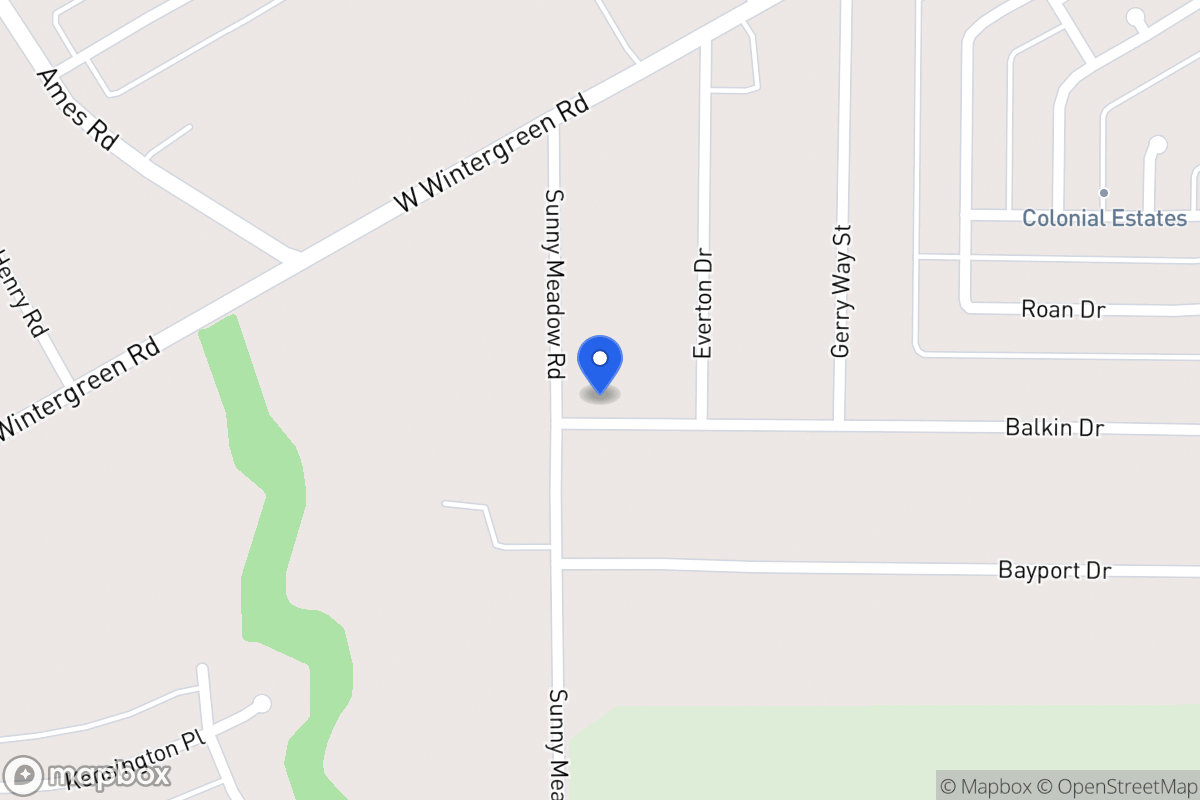 Map of 2506 Sunny Meadows Rd