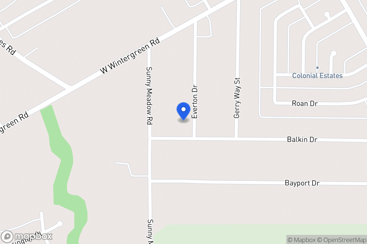 Map of 2513 Everton Dr