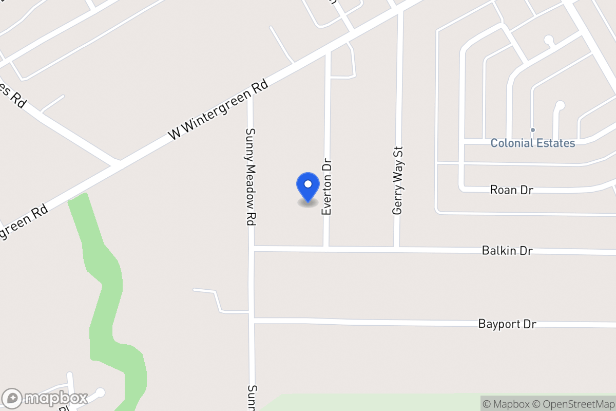 Map of 2519 Everton Dr