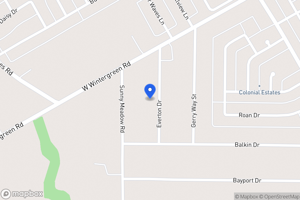 Map of 2545 Everton Dr
