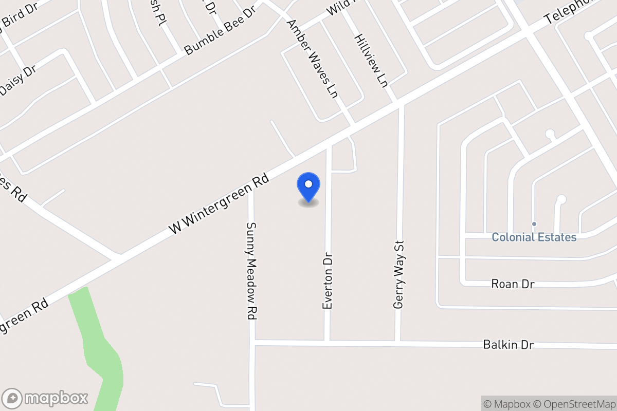 Map of 2601 Everton Dr