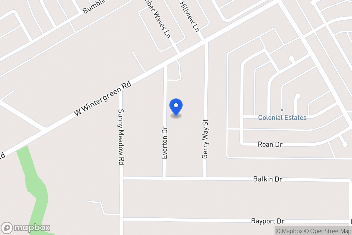 Map of 2550 Everton Dr