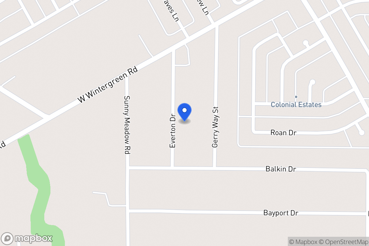 Map of 2536 Everton Dr