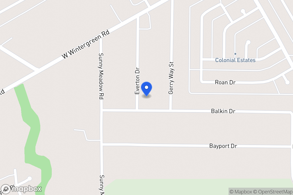 Map of 2512 Everton Dr