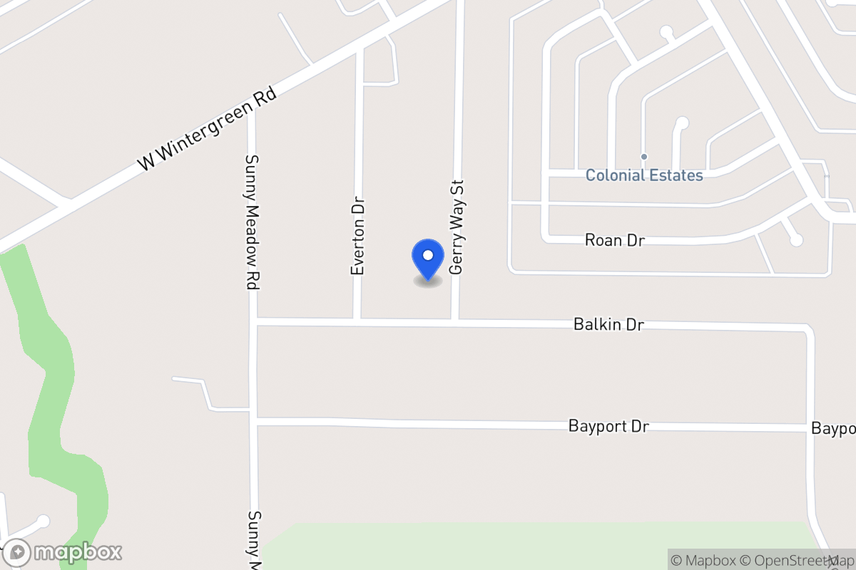 Map of 2509 Gerry Way