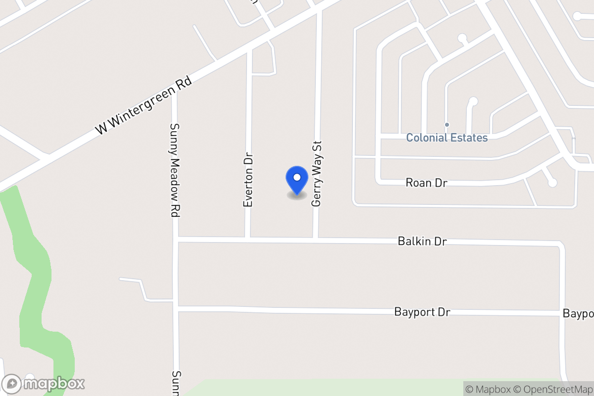 Map of 2521 Gerry Way
