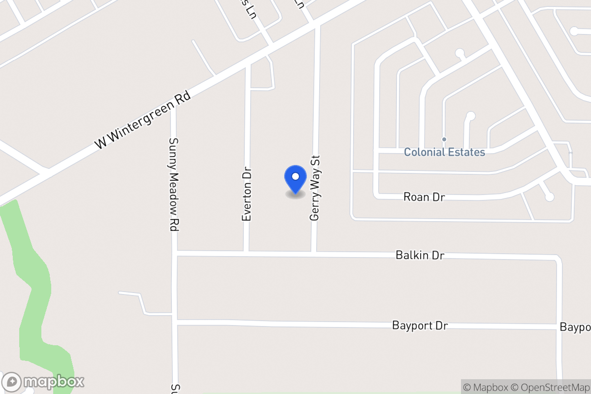 Map of 2531 Gerry Way