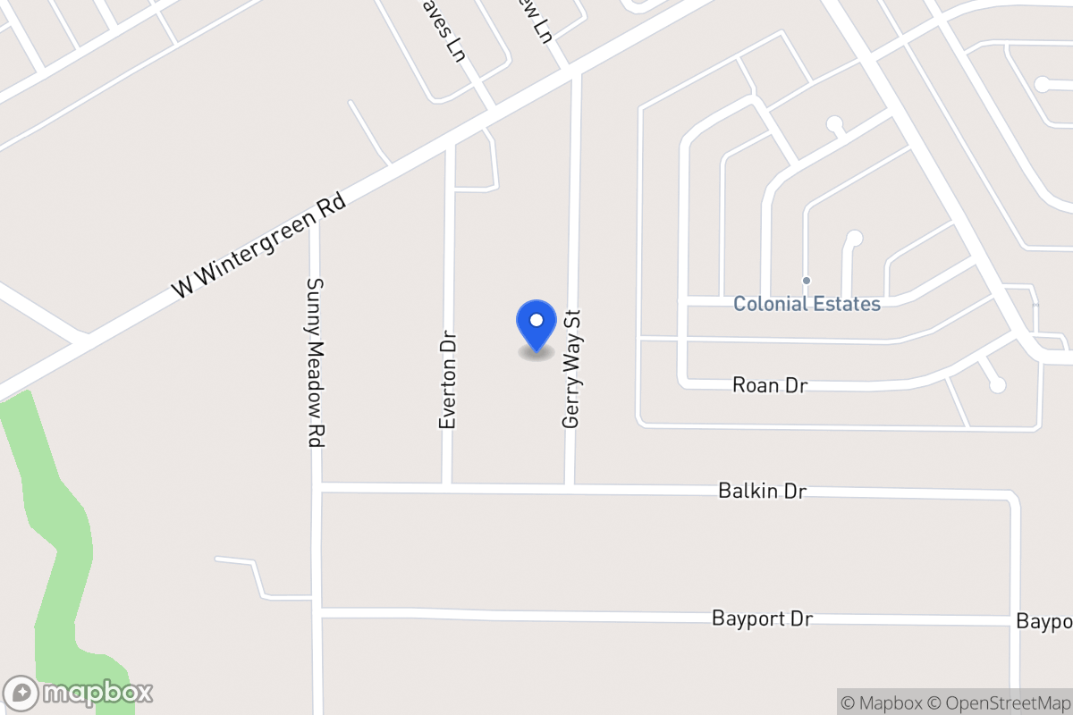 Map of 2537 Gerry Way