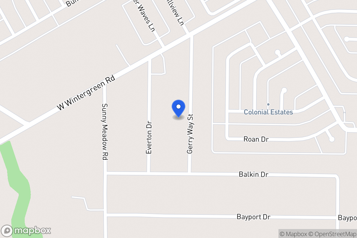 Map of 2547 Gerry Way