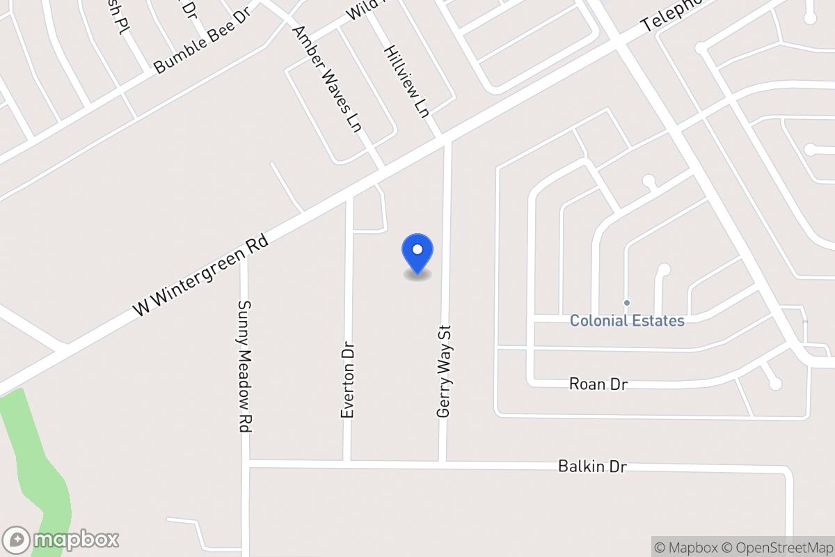 Map of 2617 Gerry Way
