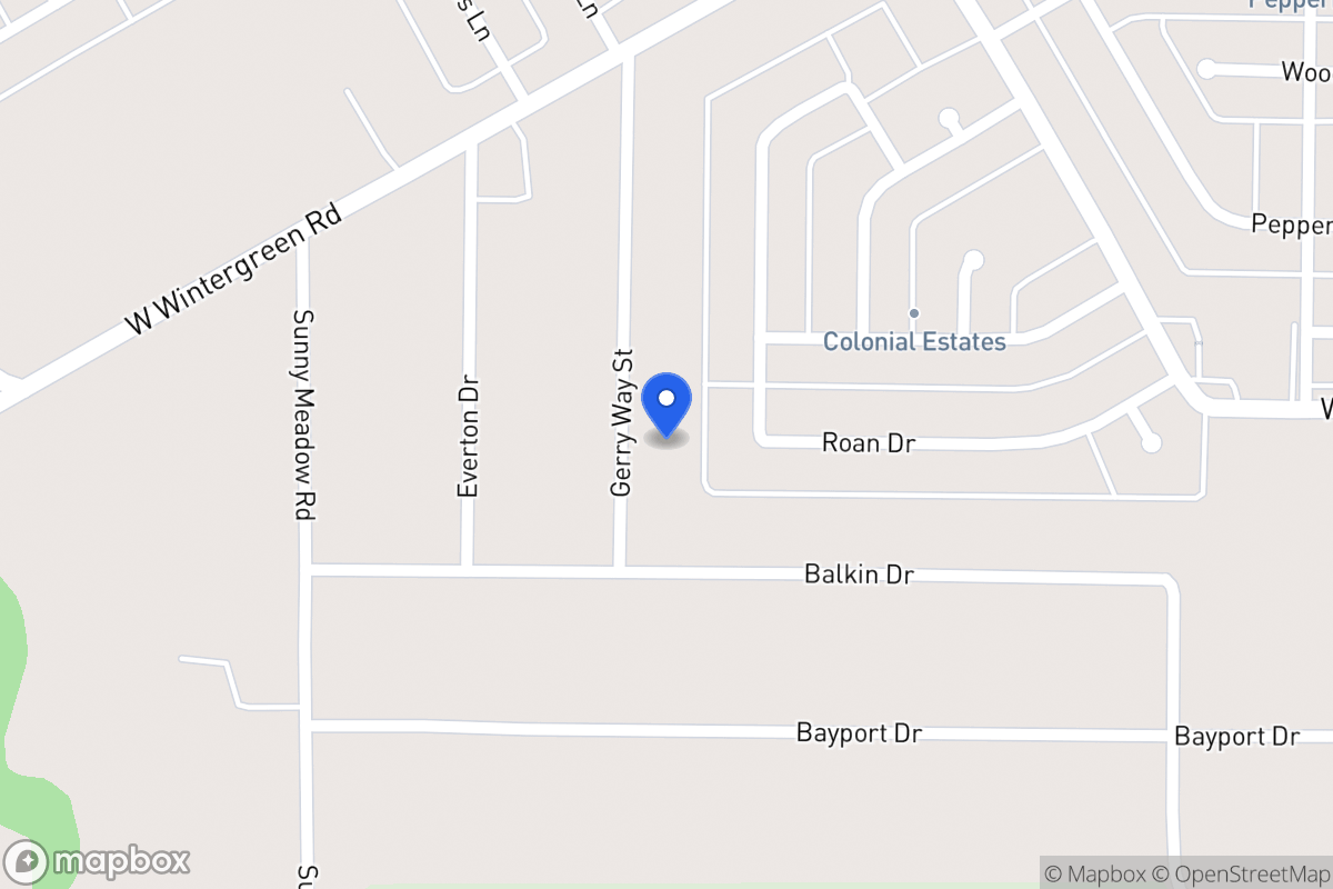Map of 2530 Gerry Way