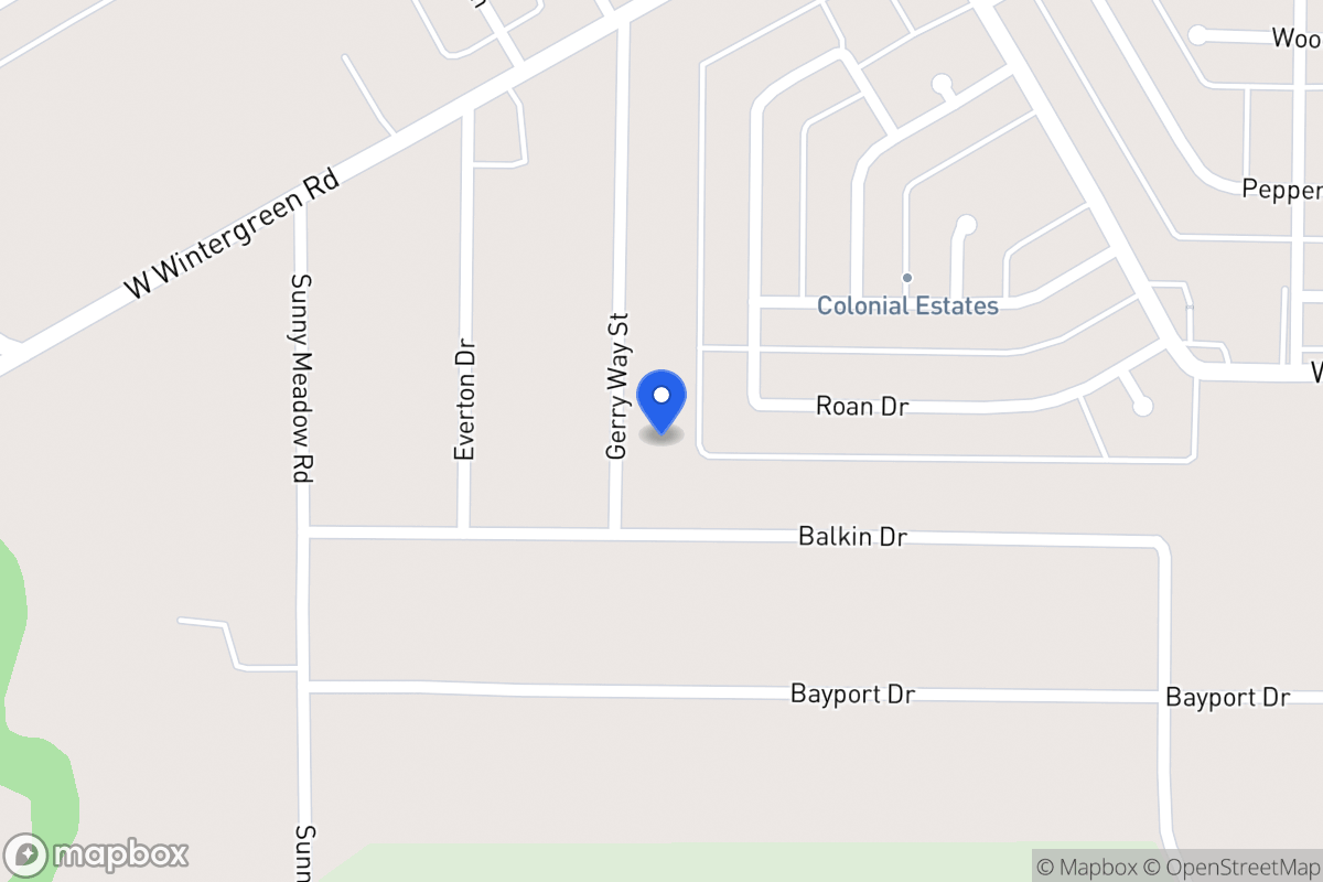 Map of 2520 Gerry Way