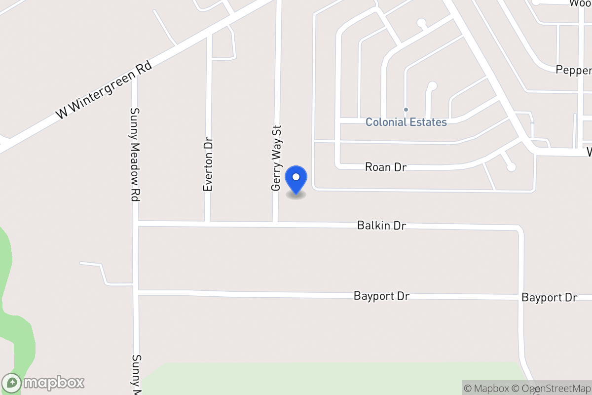 Map of 2516 Gerry Way