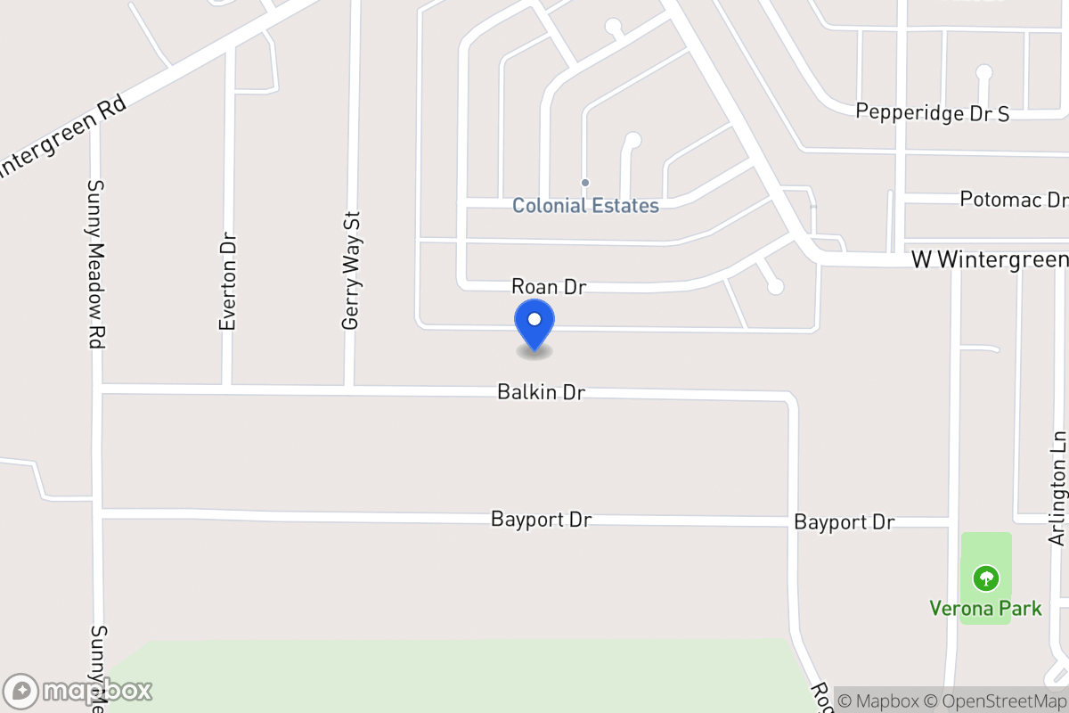 Map of 813 Balkan Ln