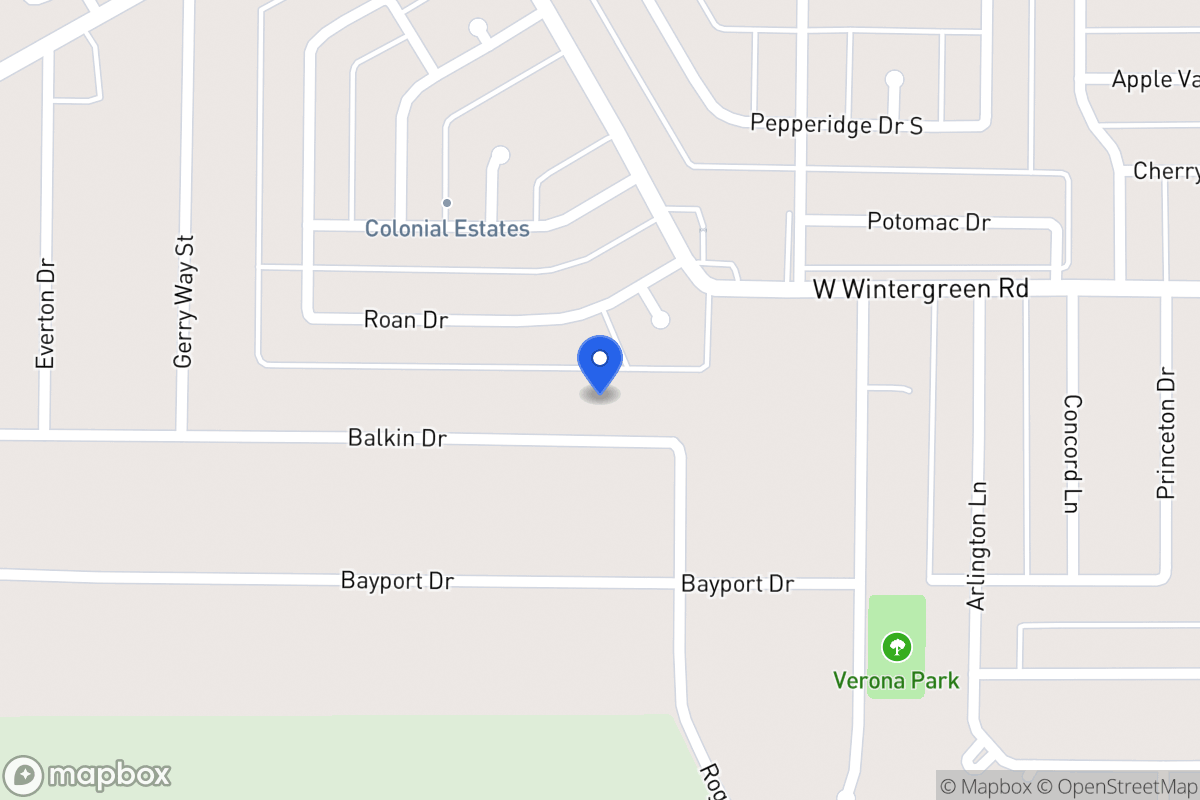Map of 723 Balkan Ln