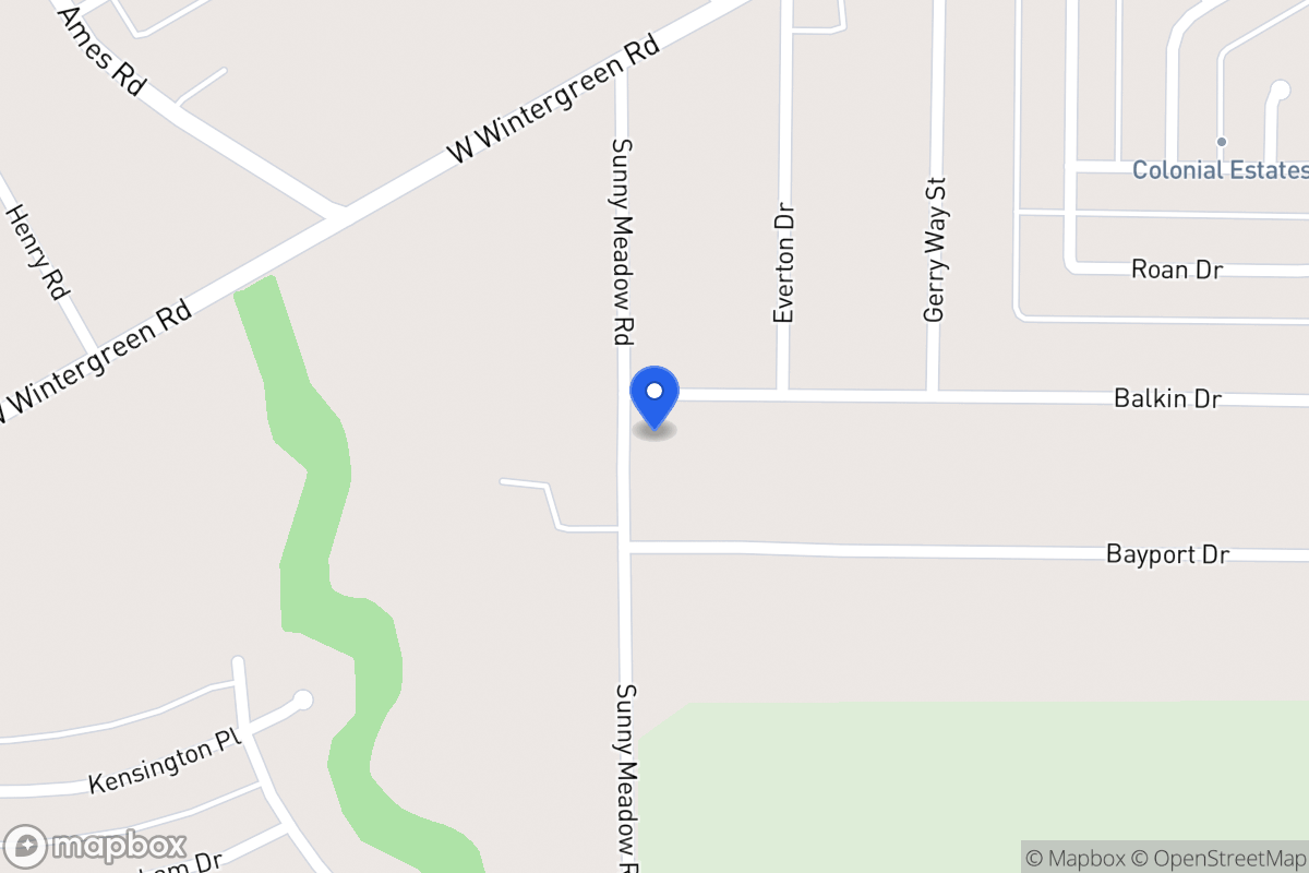 Map of 1120 Balkan Ln