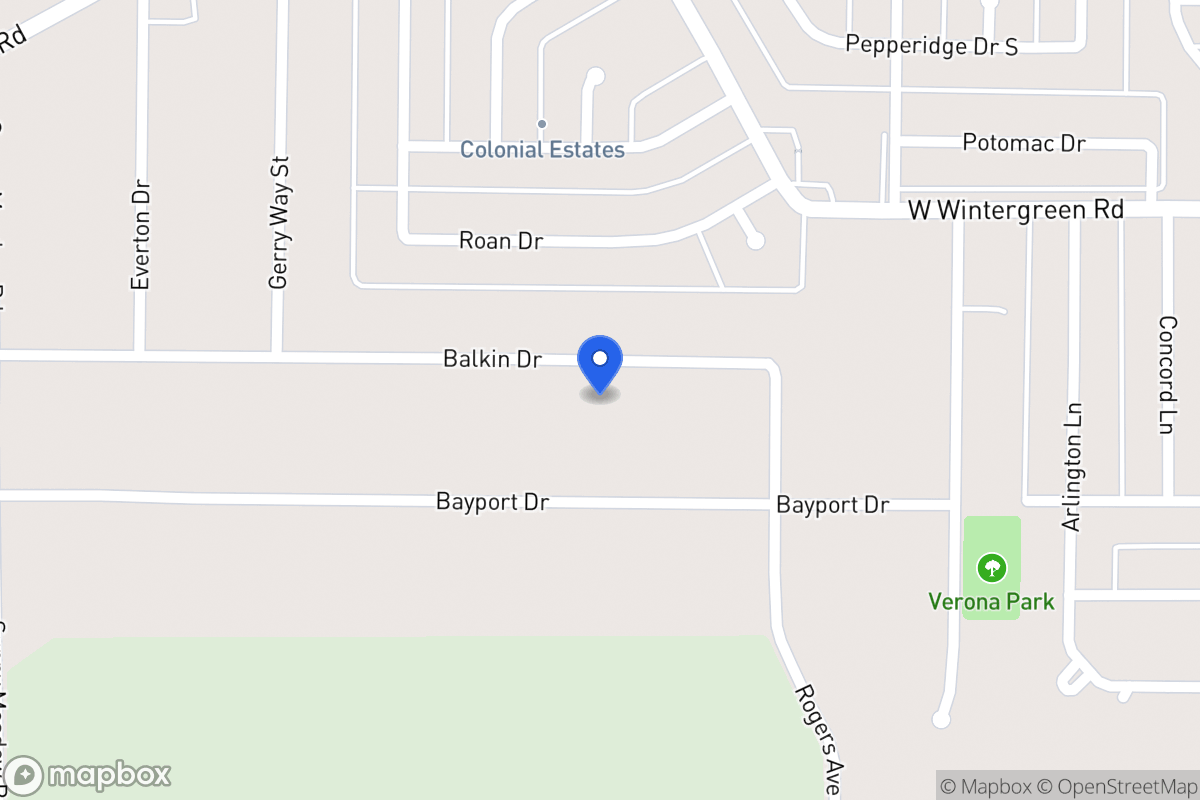 Map of 748 Balkan Ln