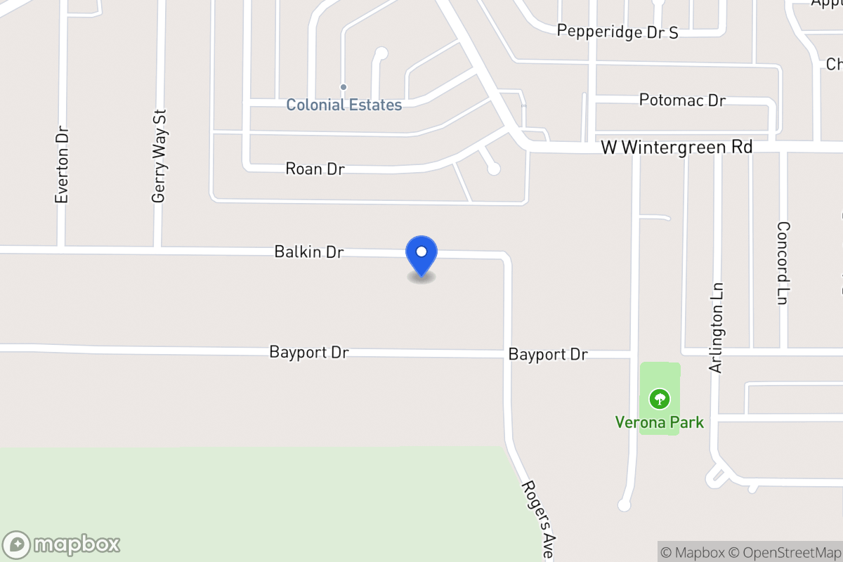 Map of 728 Balkan Ln