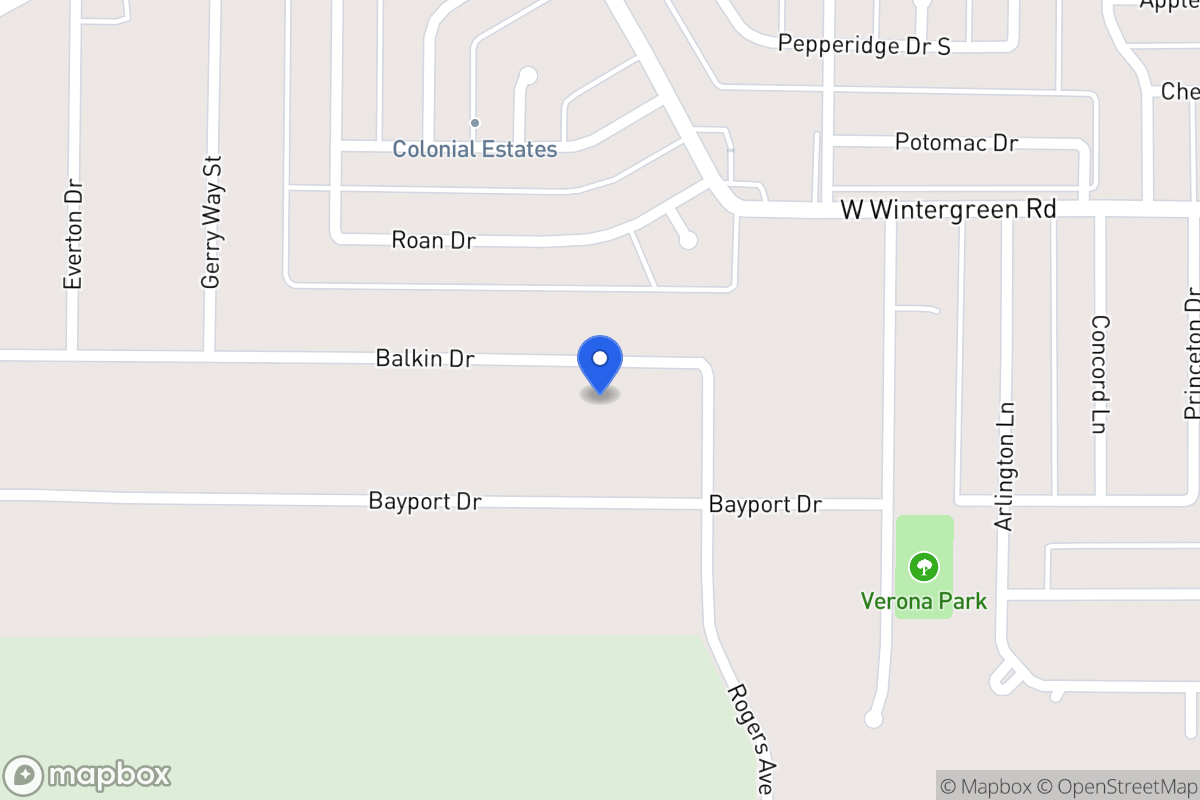 Map of 724 Balkan Ln